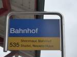 (168'867) - PostAuto-Haltestelle - Niederhasli, Bahnhof - am 24.