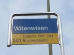 (168'875) - PostAuto-Haltestelle - Blach, Witenwisen - am 24.