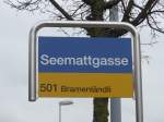 (168'880) - PostAuto-Haltestelle - Blach, Seemattgasse - am 24.