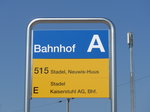 (169'307) - PostAuto-Haltestelle - Blach, Bahnhof - am 19.