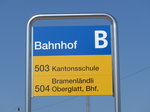 (169'308) - PostAuto-Haltestelle - Blach, Bahnhof - am 19.