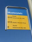 (169'326) - PostAuto-Haltestelle - Stadel, Musterplatz - am 19.
