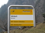 (169'442) - PostAuto-Haltestelle - Bristen, Wideli - am 25.