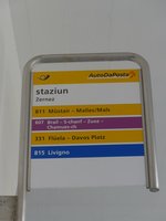 (170'917) - PostAuto-Haltestelle - Zernez, staziun - am 16.