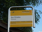 (173'008) - PostAuto-Haltestelle - Yvonand, Sur Pirales - am 15.