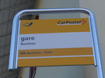(173'148) - PostAuto-Haltestelle - Baulmes, gare - am 20.