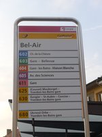 (173'245) - TRAVYS- PostAuto-Haltestelle - Yverdon, Bel-Air - am 22.