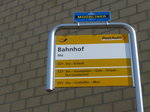 (175'216) - PostAuto-Haltestelle - Ins, Bahnhof - am 26.
