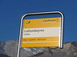 (176'851) - PostAuto-Haltestelle - Saillon, Collombeyres - am 4.