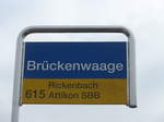 (178'476) - PostAuto-Haltestelle - Altikon, Brckenwaage - am 10.