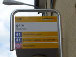 (181'055) - PostAuto-Haltestelle - Tavannes, gare - am 12. Juni 2017