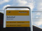 (182'490) - PostAuto-Haltestelle - Worb Dorf, Bahnhof - am 2.