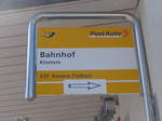 (182'777) - PostAuto-Haltestelle - Klosters, Bahnhof - am 5.