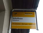 (183'536) - PostAuto-Haltestelle - Unterbach, Schulhaus - am 19.
