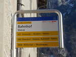 (187'512) - PostAuto-Haltestelle - Glarus, Bahnhof - am 31.
