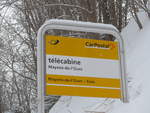 (188'385) - PostAuto-Haltestelle - Mayens-de-l'Ours - am 11.