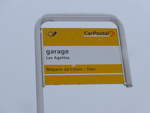(188'404) - PostAuto-Haltestelle - Les Agettes, garage - am 11.