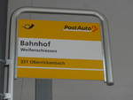 (193'125) - PostAuto-Haltestelle - Wolfenschiessen, Bahnhof - am 20. Mai 2018
