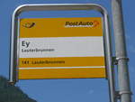 (194'421) - PostAuto-Haltestelle - Lauterbrunnen, Ey - am 25.
