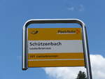 (194'422) - PostAuto-Haltestelle - Lauterbrunnen, Schtzenbach - am 25.