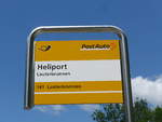 (194'426) - PostAuto-Haltestelle - Lauterbrunnen, Heliport - am 25. Juni 2018