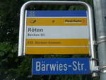 (194'530) - PostAuto-Haltestelle - Benken SG, Rten - am 7.