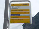 (194'982) - PostAuto-Haltestelle - Innertkirchen, Grimseltor - am 21.