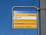 (198'226) - PostAuto-Haltestelle - Bilten, Bahnhof - am 13. Oktober 2018