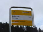 (199'816) - PostAuto-Haltestelle - Biberbrugg, Bahnhof - am 8.