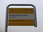 (200'531) - PostAuto-Haltestelle - Interlaken, Rugenparkstrasse - am 1.