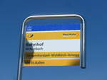 (202'702) - PostAuto-Haltestelle - Wittenbach, Bahnhof - am 21. Mrz 2019