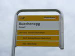 (205'552) - PostAuto-Haltestelle - Giswil, Buechenegg - am 27.