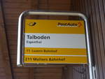 (205'632) - PostAuto-Haltestelle - Eigenthal, Talboden - am 30.