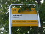 (208'553) - PostAuto-Haltestelle - Schnried, Bahnhof - am 5.