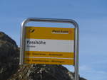 (209'754) - PostAuto-Haltestelle - Susten, Passhhe - am 22.