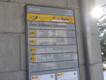 (213'253) - PostAuto-Haltestelle - Flims Waldhaus, Caumasee - am 1.