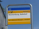 (216'869) - PostAuto-Haltestelle - Reichenburg, Bahnhof - am 9.