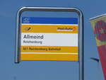 (216'881) - PostAuto-Haltestelle - Reichenburg, Allmeind - am 9.