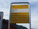 (219'671) - PostAuto-Haltestelle - Grsch, Bahnhof - am 16.