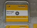 (220'511) - PostAuto-Haltestelle - Moiry VS, barrage - am 6.