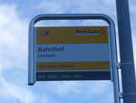 (223'030) - PostAuto-Haltestelle - Leissigen, Bahnhof - am 16.