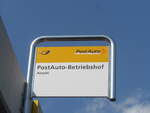 (226'636) - PostAuto-Haltestelle - Aeschi, PostAuto-Betriebshof - am 21.