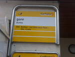 (226'852) - PostAuto-Haltestelle - Buttes, gare - am 1.