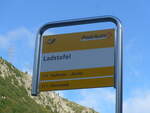 (227'664) - PostAuto-Haltestelle - Obergoms, Ladstafel - am 30. August 2021