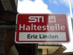 (133'863) - STI-Haltestelle - Eriz, Eriz Linden - am 28.