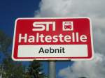 (133'873) - STI-Haltestelle - Unterlangenegg, Aebnit - am 28.