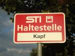 (134'640) - STI-Haltestelle - Reutigen, Kapf - am 2.