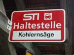 (136'753) - STI-Haltestelle - Heiligenschwendi, Kohlernsge - am 20.