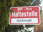 (136'801) - STI-Haltestelle - Seftigen, Grbmatt - am 22.