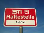 (136'818) - STI-Haltestelle - Uebeschi, Secki - am 22.
